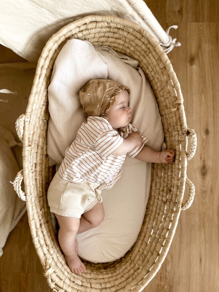 bluzka w paski dla niemowlaka