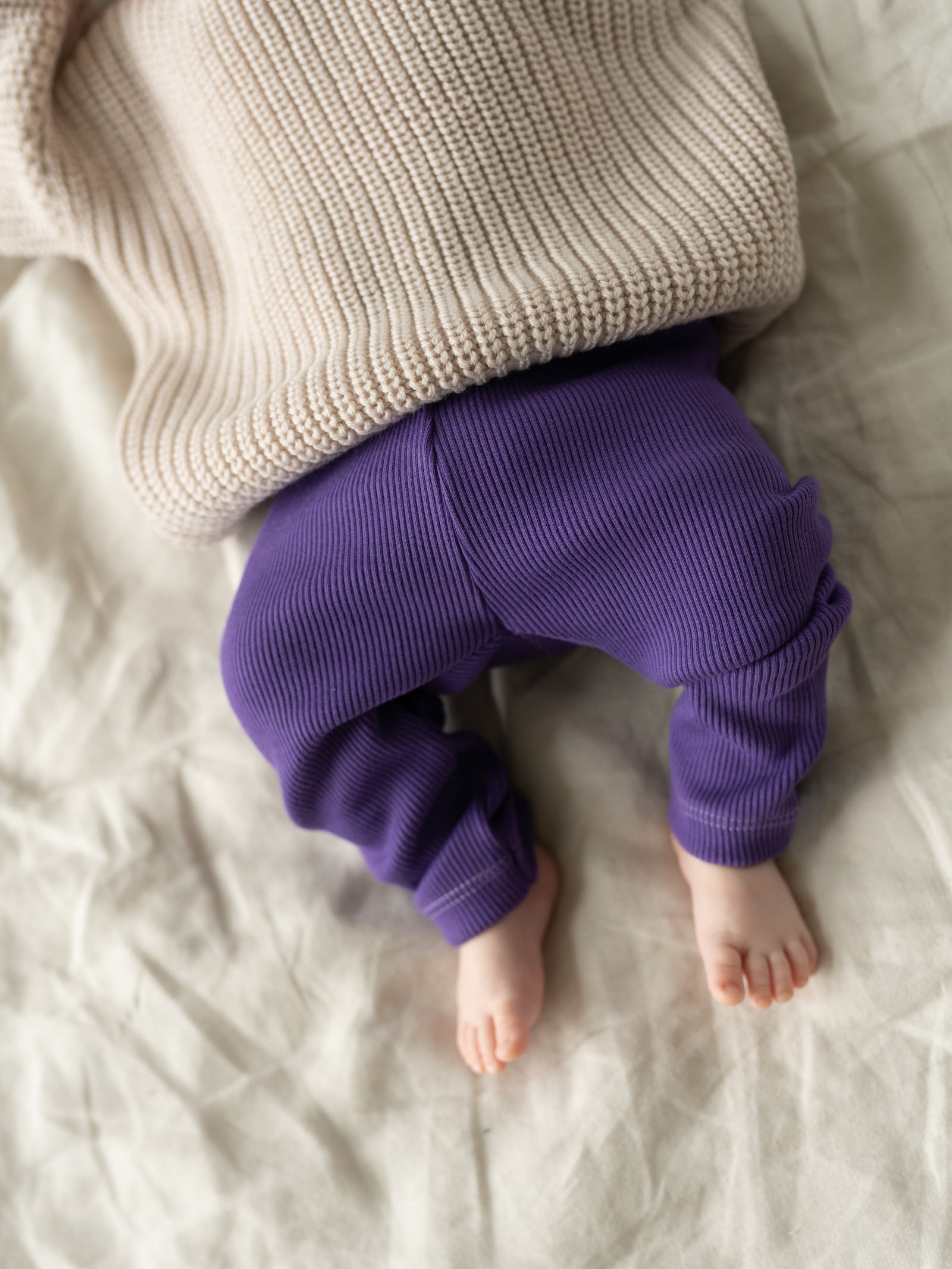 fioletowe legginsy dla chlopca i dziewczynki