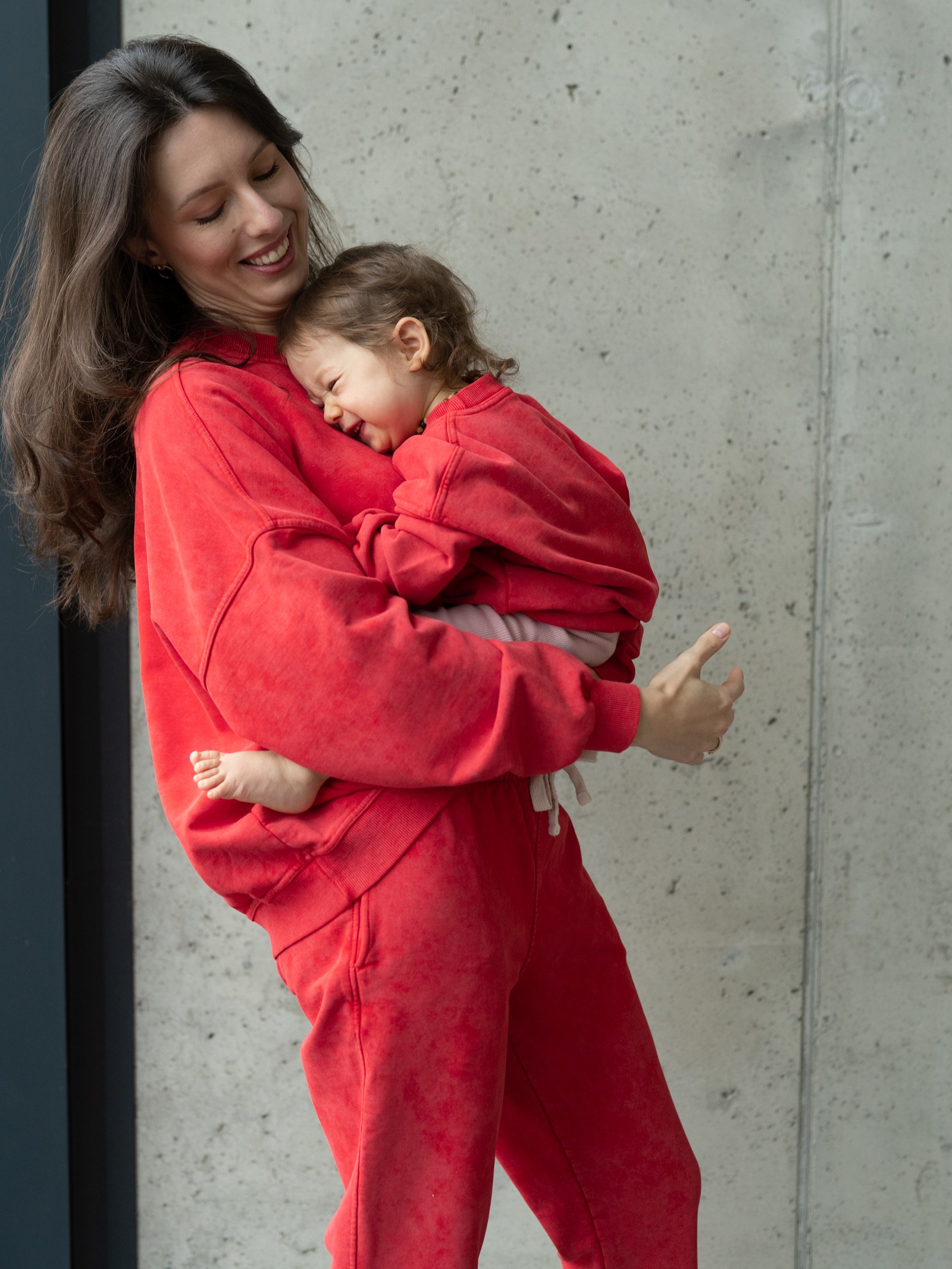 Bluza Damska Oversize Helen Red – 100% Bawełna z Efektem Vintage (WKRÓTCE NA SKLEPIE)