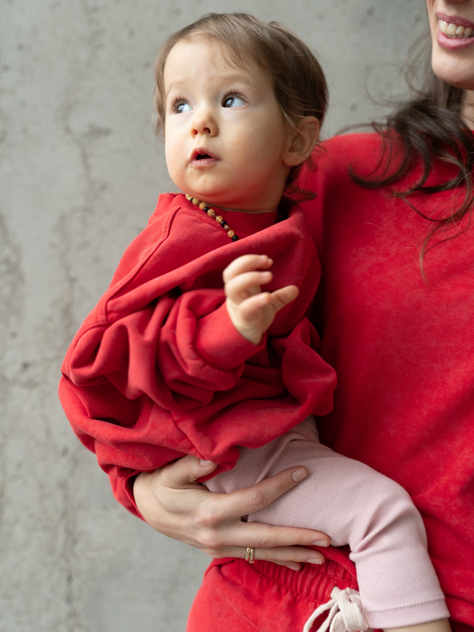 Bluza Dziecięca Oversize Helen Mini Red – Bawełna w Stylu Vintage (WKRÓTCE NA SKLEPIE)