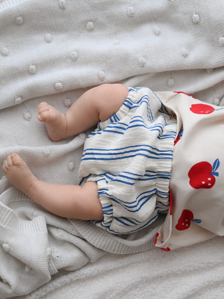 Bloomersy Muślinowe Blue Stripes