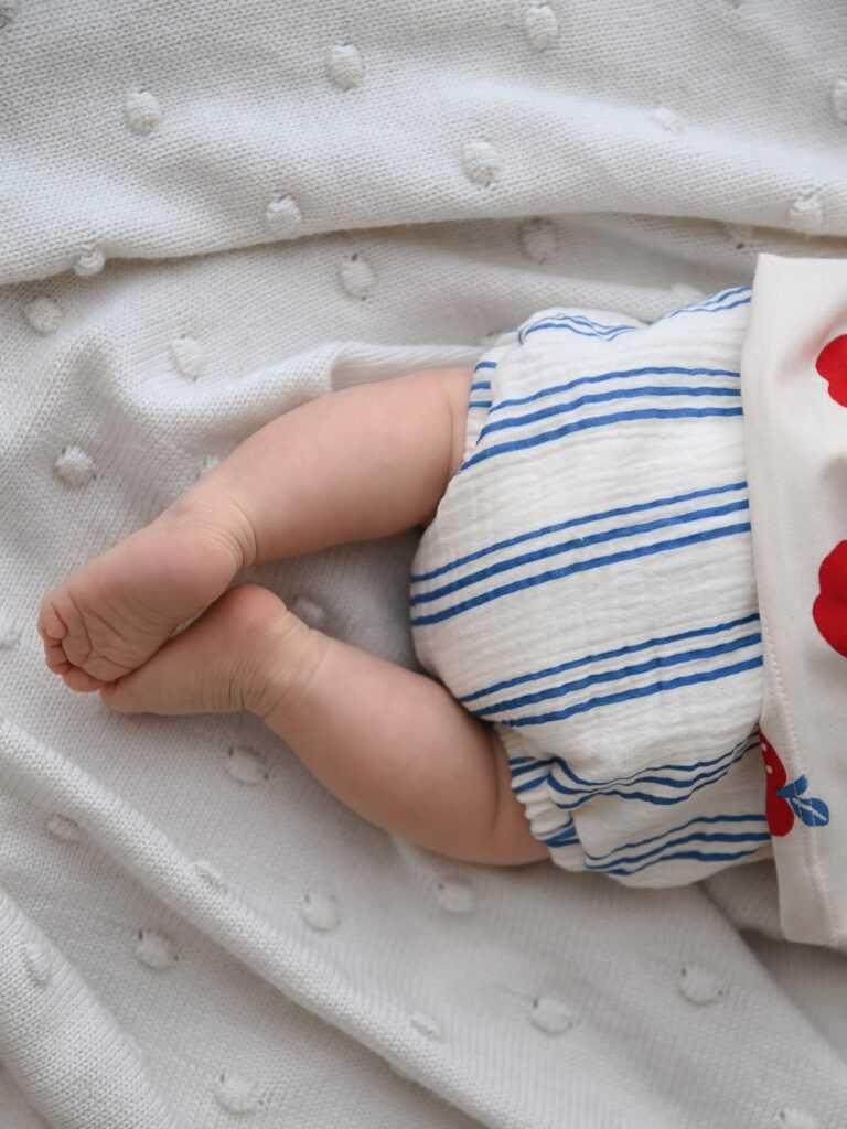 Bloomersy Muślinowe Blue Stripes