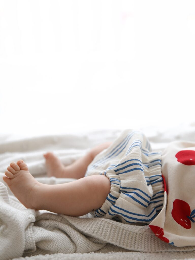 Bloomersy Muślinowe Blue Stripes