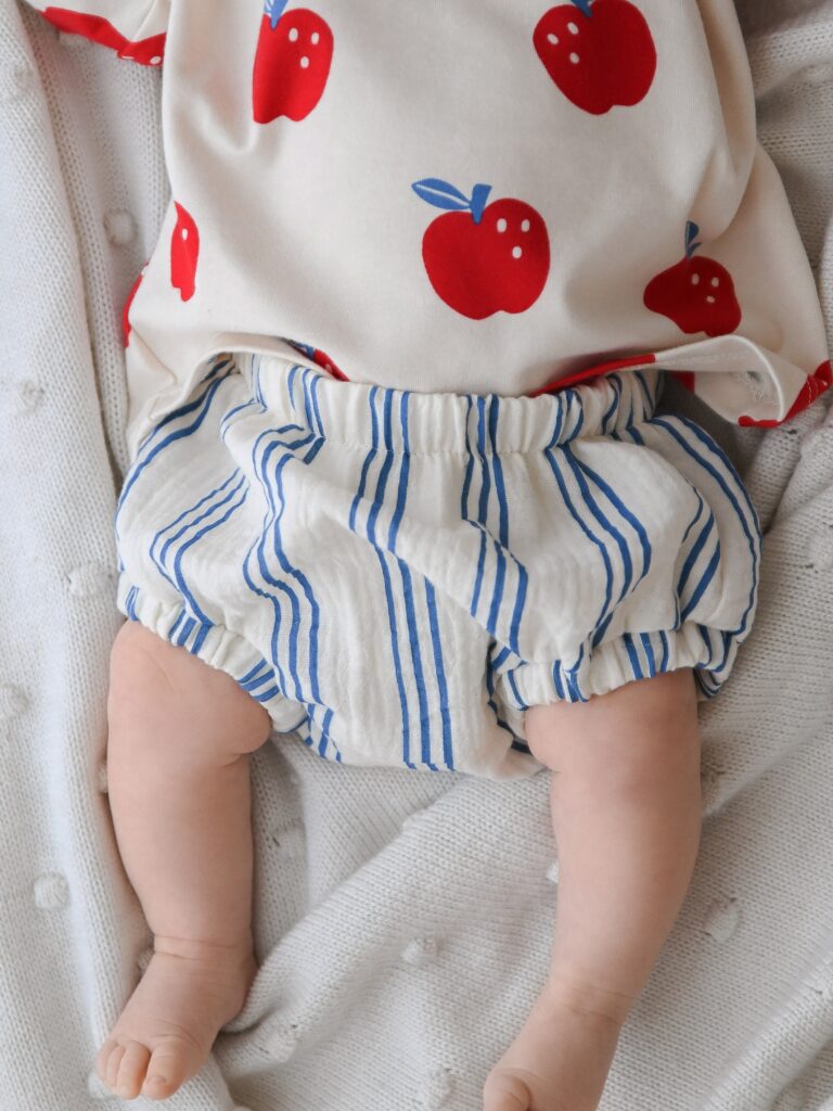 Bloomersy Muślinowe Blue Stripes