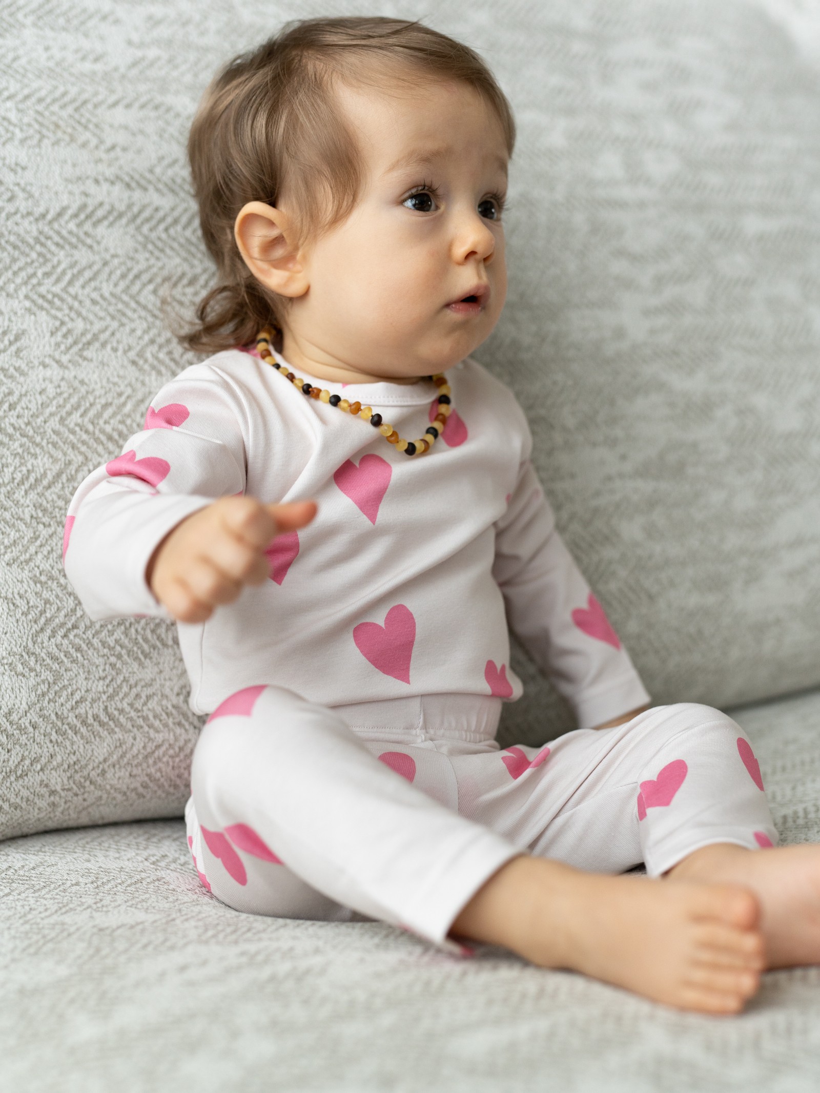 Body Niemowlęce w Różowe Serduszka – Pink Heart