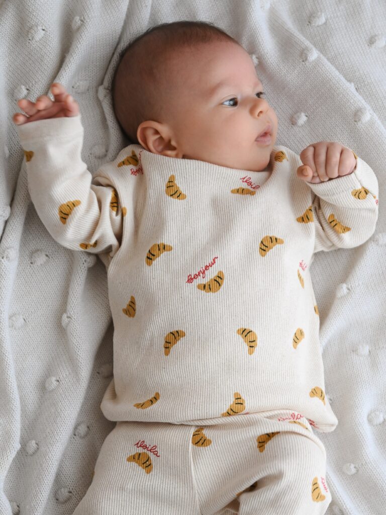 Longsleeve Niemowlęcy Tiny Croissant