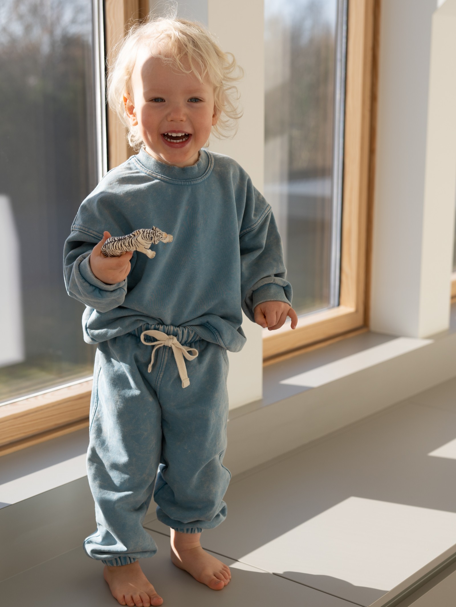 Spodnie Joggery Dziecięce Storm Blue
