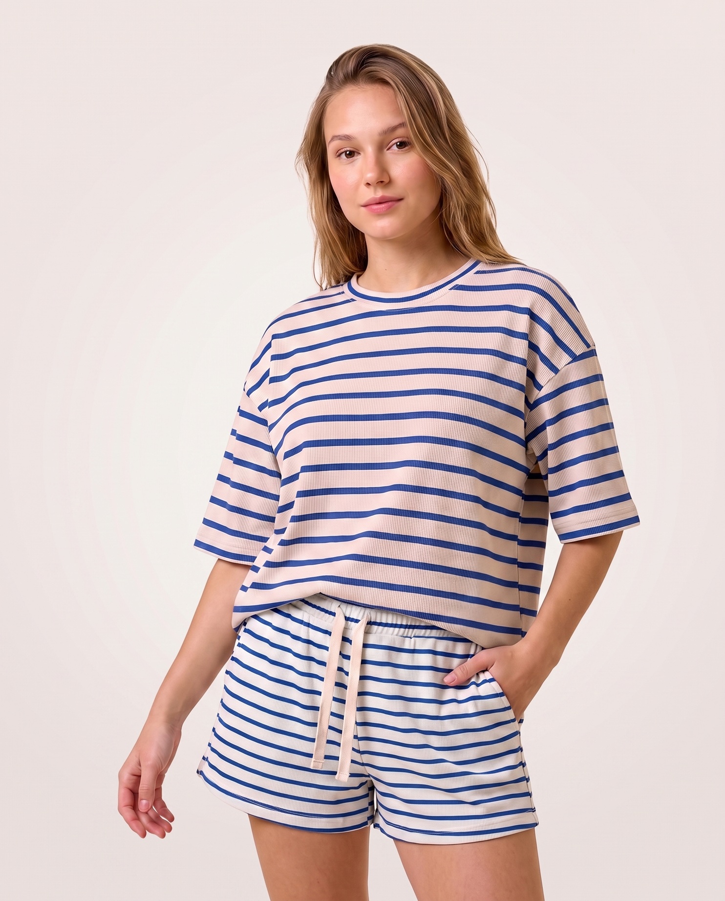 Szorty Damskie Sailor Blue - obrazek 3
