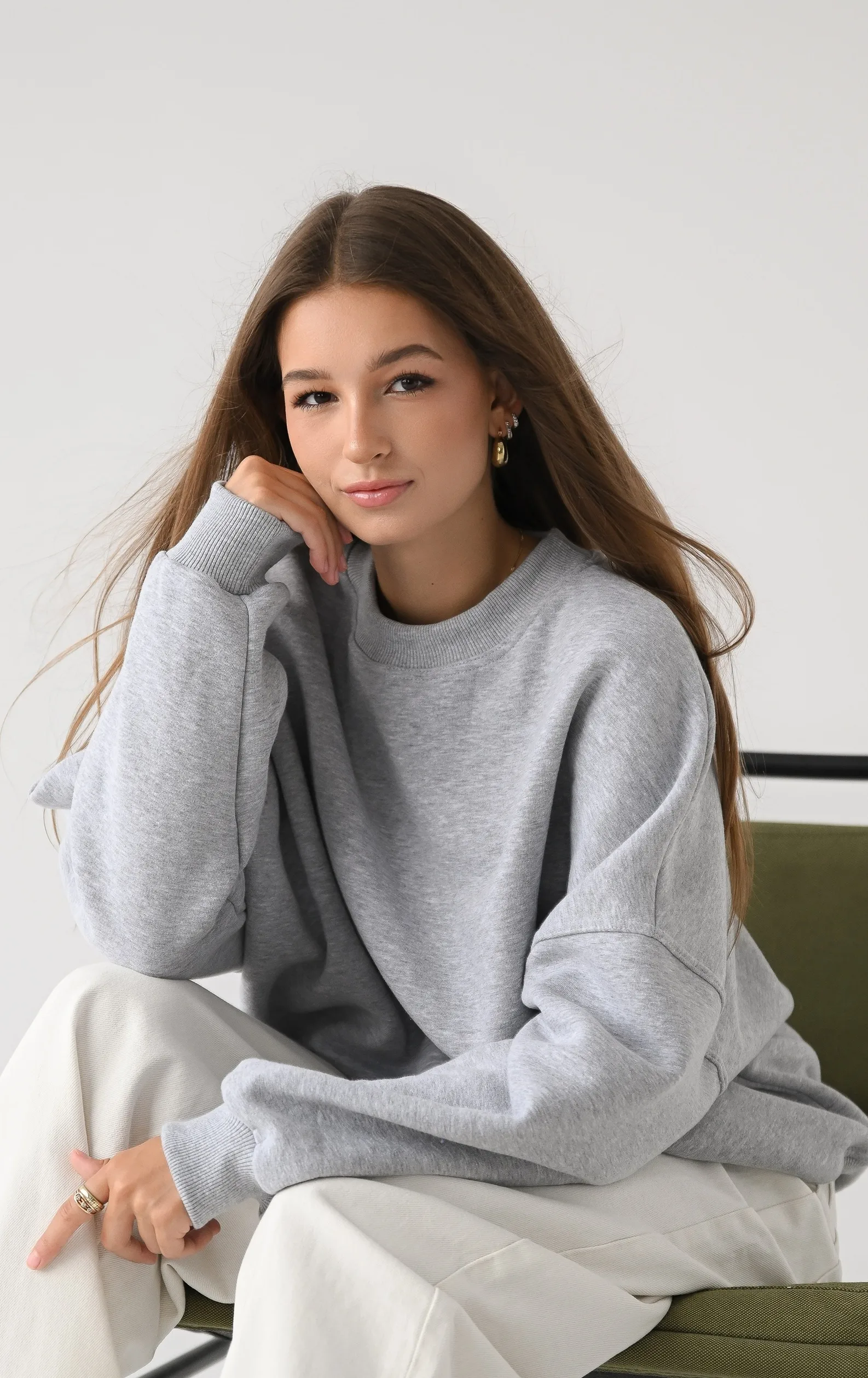 Bluza damska Helen Melange – zbliżenie